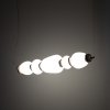 Ceramiczna designerska brązowo szara lampa wisząca CERAMIC HORIZONTAL LED 26W 11699 Nowodvorski Lighting listwa nad stół wyspę